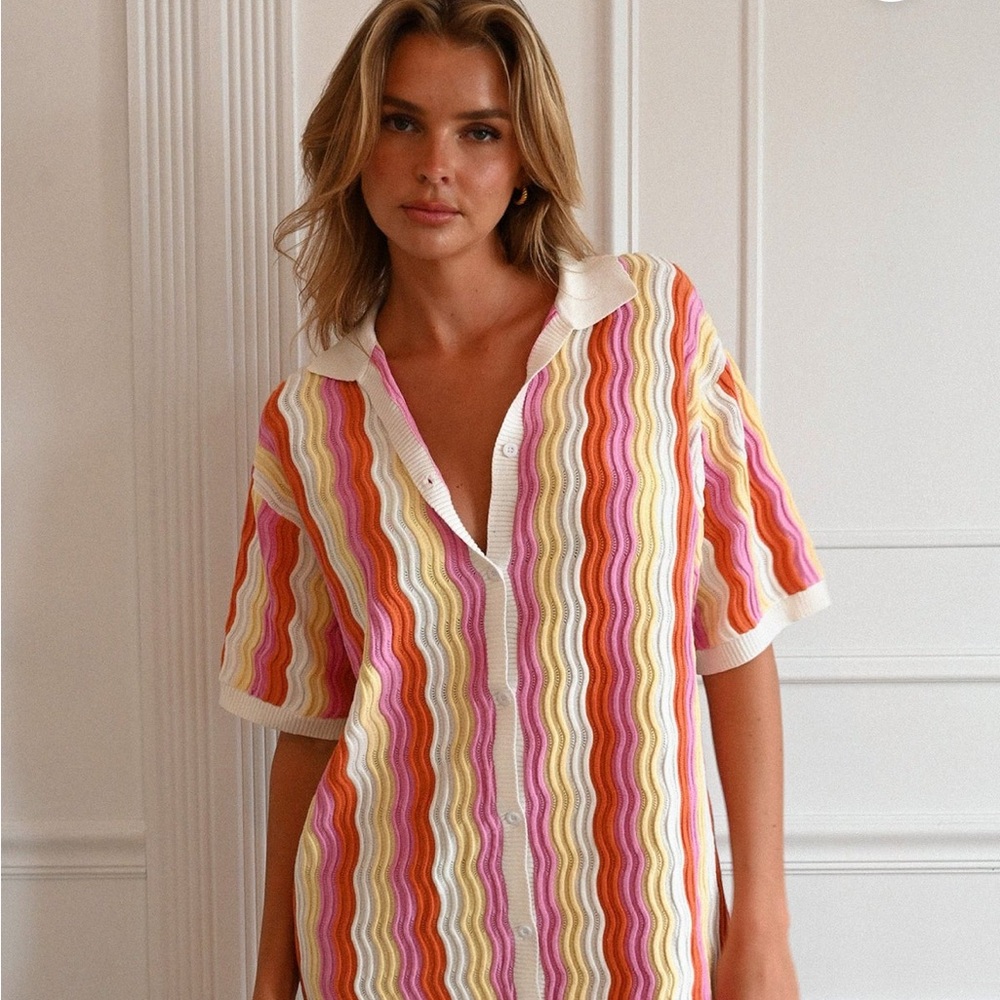 Yellow the Label Felix Knit Dress in Sorbet